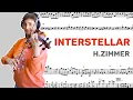 Download Lagu Interstellar - Hans Zimmer - violin and piano version - music sheet - cover for violin