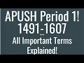 APUSH Period 1 Key Terms Explained