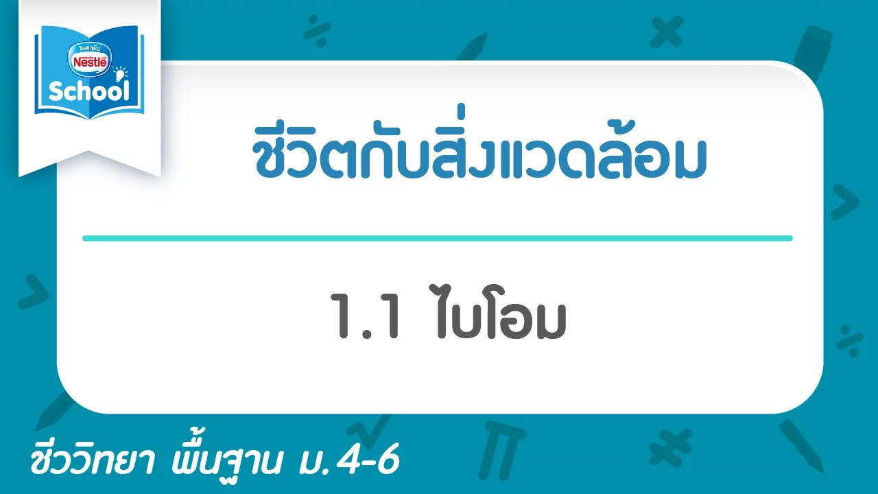 1.1 ไบโอม