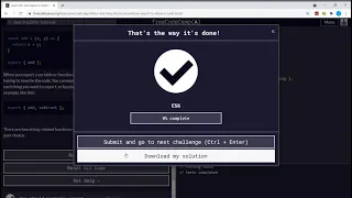 Learn ES6 Use export to Share a Code Block freeCodeCamp