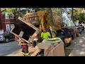MASSIVE Bulk Trash Cleanup Boston Garbage Truck Packing Massive Piles at Allston Christmas