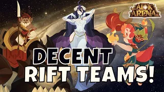 CURRENT TEMPORAL RIFT TEAMS FURRY HIPPO AFK ARENA