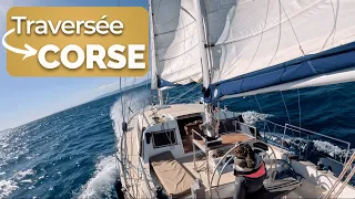 TRAVERSÉE Corse – CONTINENT en voilier ( voilier Coraille II  )