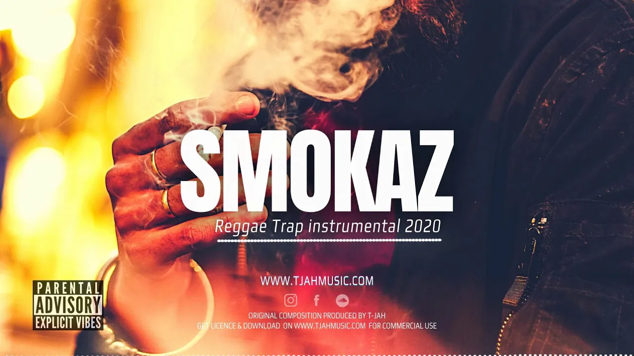 REGGAE x TRAP INSTRUMENTAL 2020 | "Smokaz" REGGAE RAP TYPE BEAT | T-JAH MUSIC
