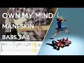 Download Lagu Måneskin - OWN MY MIND // Bass Cover // Play Along Tabs and Notation