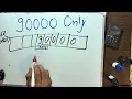 How to write 90000 only 90000 only Number Rupees in Hindi and English Hindi