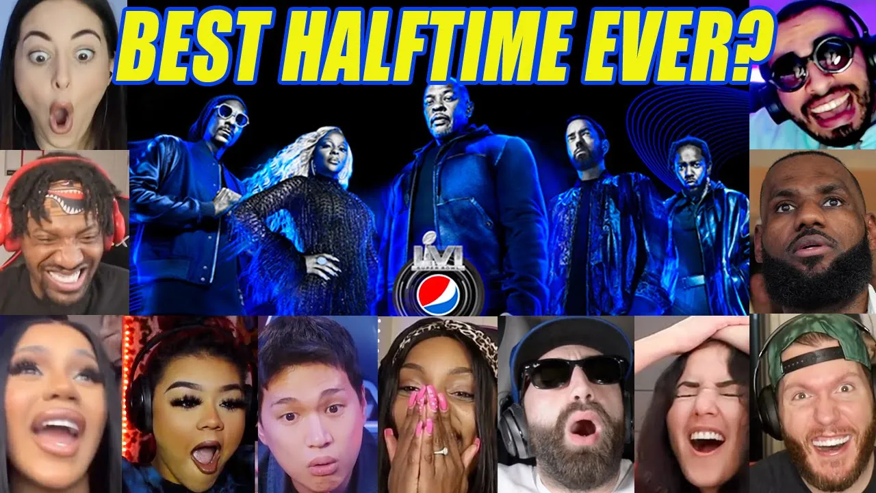 The Best Reactions To Super Bowl LVI Halftime - Dre, Snoop, Eminem, Mary J, Kendrick, 50 cent The Best Reactions To Super Bowl LVI Halftime - Dre, Snoop, Eminem, Mary J, Kendrick, 50 cent