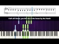 Taylor Swift - So Long, London (Eras Tour) - Accurate Piano Tutorial with Sheet Music