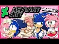 Sonic and Amy VS DeviantArt Part 2