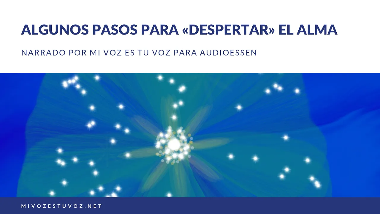 ALGUNOS PASOS PARA DESPERTAR EL ALMA