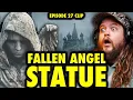 Russian Men Find Ancient Statue of Cursed Fallen Angel Ninjas Are Butterflies
