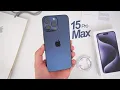 Download Lagu iPhone 15 Pro Max Unboxing, Hands-On \u0026 First Impressions! (Blue Titanium)
