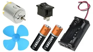 How To Connect Switch With Motor AA Battery Motor Switch Tutorial 