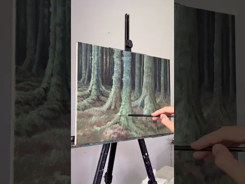 Why you can copy a tutorial but can’t paint your own photo 🖌️ #paint #acrylicpainting #arttutorial