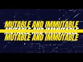 Mutable and Immutable types in python explanation with animations