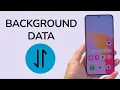 How To Turn ON OFF Background Data On Android Phone
