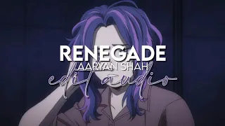Edit Audio Renegade Aaryan Shah 