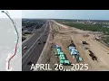 US 59 Loop Upgrade to Freeway ROW expansion Utility relocations - Laredo Tx April 2025