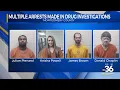 Multiple arrests made in drug investigations in Montgomery County