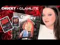 CHUCKY x GLAMLITE COLLECTION UNBOXING TRY ON