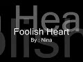 Foolish heart   Nina with lyrics