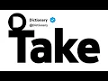 Take Synonyms Similar Words
