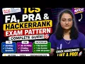 TCS Ninja FA PRA HackerRank Complete Exam Pattern Preparation