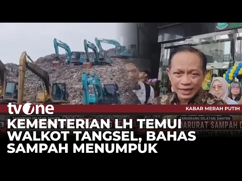 Kementerian LH Bertemu Wali Kota Tangsel Membahas Sampah yang Menumpuk di Pinggir Jalan