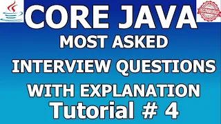 Core Java Most Asked Interview Questions Answers final Keyword finally Block finalize Method