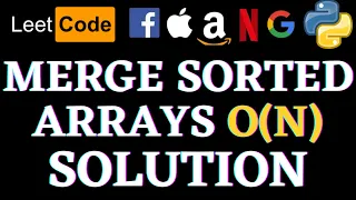 Merge Sorted Array LeetCode Python Solution Python