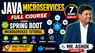 Java Microservices Full Course in 7 Hours Spring Boot Microservices Tutorial with Mini Project