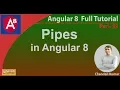 Pipes in Angular 8 Angular 8 Tutorial in Hindi