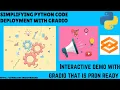 Simplifying Python Code Deployment With Gradio Interactive Demo with Gradio That Is Prdn Ready