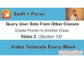 2 Loading user data from other classes in Parse with Swift Create Pointer to another class