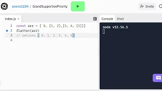Cracking the JavaScript Coding Interview Part 31 Question Flatten Array