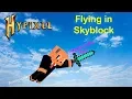 Flying in Skyblock - Better Than Technoblade Wise Crytsal Armor with Aote