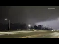 Hail-wrapped tornado in Bloomington on Feb 19 2026
