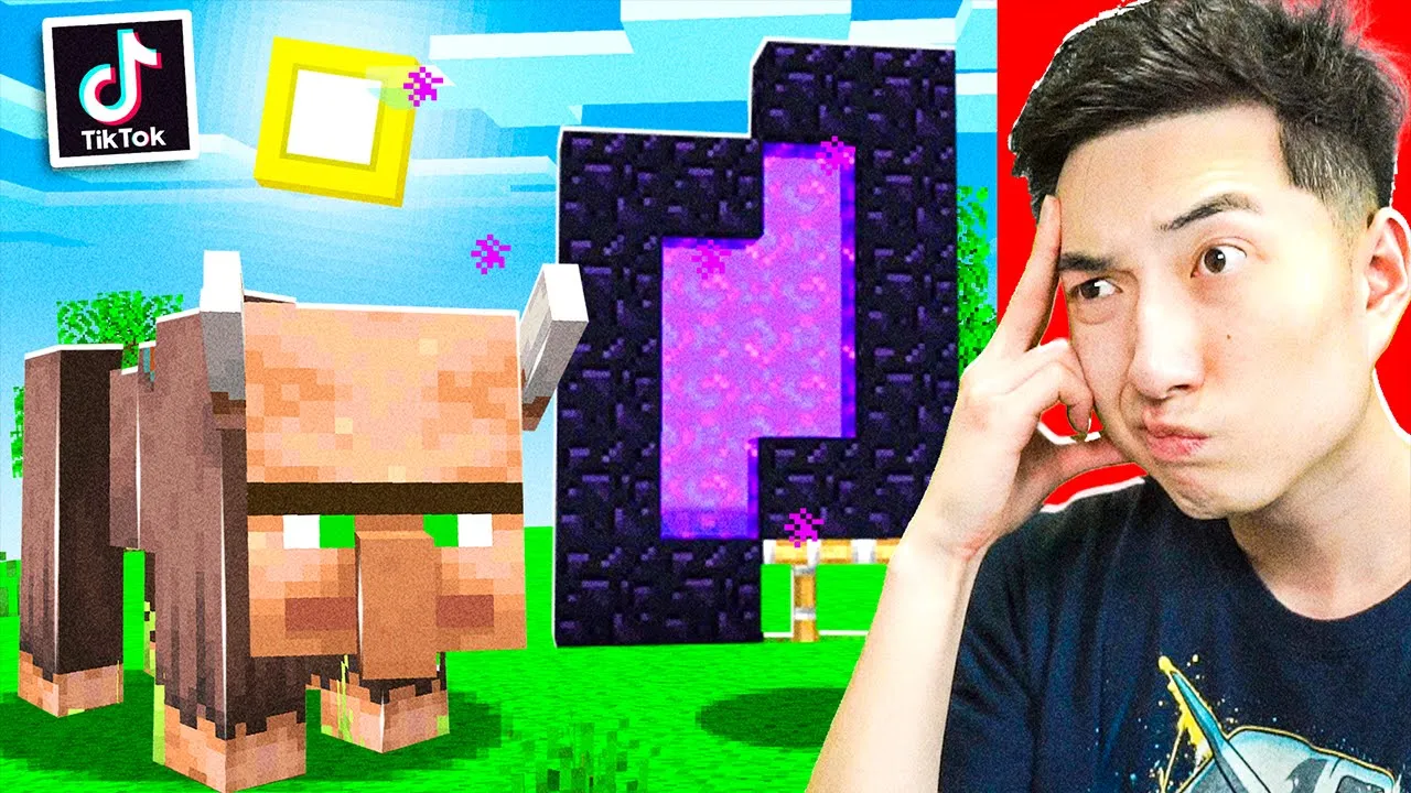 Testing VIRAL TikTok MINECRAFT HACKS to See IF THEY WORK!
