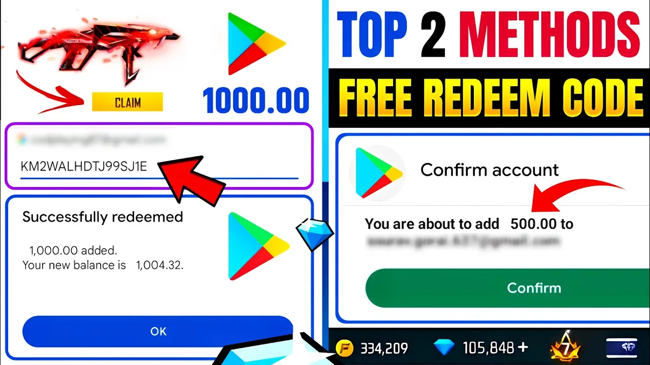 TOP 2 - FREE REDEEM CODE APP 2025 | GOOGLE PLAY REDEEM CODE | FREE REDEEM CODE