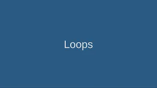 8 Loops in Python