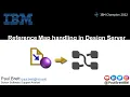 How the ITX Design Server handles reference maps imported from Design Studio projects