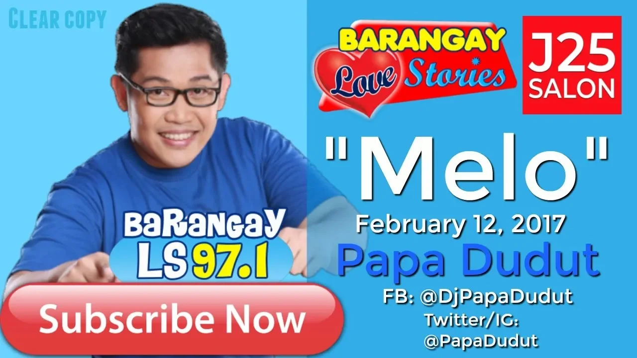 Barangay Love Stories February 12, 2017 Melo