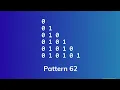 C programming pattern tutorial ll Coding writter 0 1 ll