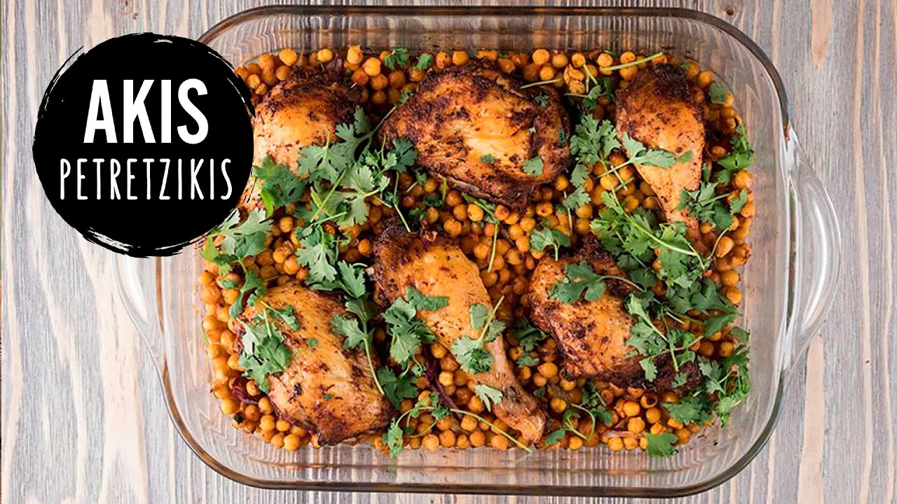 Chicken and Chickpea Roast   Akis Petretzikis