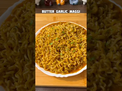 Butter Garlic Maggi Recipe #shorts #maggi #recipe #butter #trending #viral #maggirecipe #shortsfeed