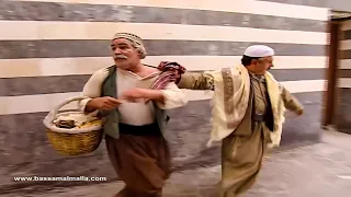 باب الحارة ـ قليل الشرف ابو غالب حاطط عينو عالمستورة مرتو لأبو سمير كمشو ابو حاتم وعلمو الاصول 