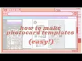how i make my own kpop photocard templates a simple canva tutorial