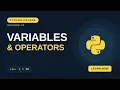 Python Variable and Operators Tutorial in Urdu Lecture 2