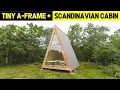 Download Lagu TINY A-FRAME \u0026 MODERN SCANDINAVIAN CABIN TOUR! (ft. @DENOutdoors)
