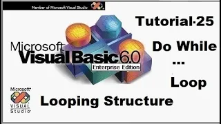 Looping structure in visual basic Do while loop Tutorial 25